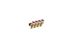 Сантехнический коллектор Giacomini 3/4"x1/2"E/4 с вентилями R585CY064