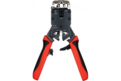 Инструмент обжимной с храповым механизмом Hyperline HT-3008AR 487746
