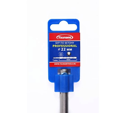 Бур по бетону SDS-plus Professional 22x450 мм Tsunami T10610200022450