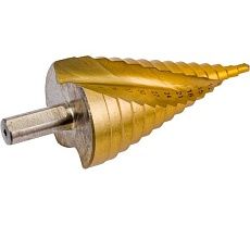 Сверло ступенчатое по металлу SPIRAL HSS-TiN 4-40х3/103 мм D.BOR SDSP-TIN-04-40-10
