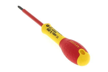 Диэлектрическая отвертка FATMAX 1000V PH0х75 мм Stanley 0-65-414