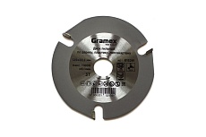 Диск пильный для УШМ SpeedCutter 125x22.2 мм, 3T, по дереву/пластику/гипсокартону Gramex 015281