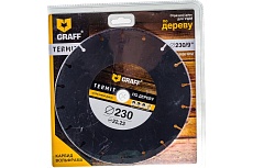 Отрезной диск по дереву GRAFF Termit 230 мм для УШМ болгарки termit230