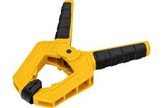 Струбцина клещеобразная, усиленная Denzel 80x60 мм, двухкомпонентные рукоятки 20797