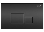 Кнопка смыва D&K Quadro DB1519025 черный