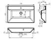 Мебель для ванной BelBagno Vittoria 70 см Bianco Lucido