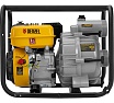 Мотопомпа бензиновая для грязной воды Denzel PX-80D7, 7 л.с., 3", 1300 л/мин, глуб 8 м, напор 30 м 99206
