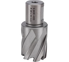 Сверло корончатое HSS по металлу (28х30/63 мм; Weldon 19) D.BOR CD-HSS-030-028-W