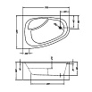 Акриловая ванна Kolpa-San Chad/S BASIS 170x120 L