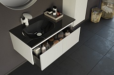 Мебель для ванной Orka Lisbon 90 см серый матовый
