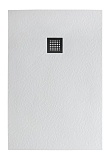 Поддон для душа BelBagno TRAY-MR-UNO-AH-140/80-35-W-NO 140x80 белый, накладка черный