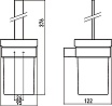 Ерш подвесной Emco Loft 0515 016 00 сталь