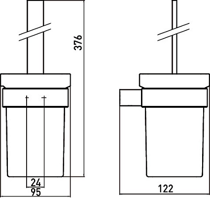 Ерш подвесной Emco Loft 0515 016 00 сталь