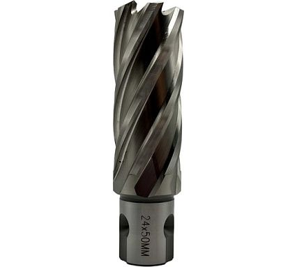 Сверло корончатое TORNERI 24х50 мм, HSS, Universal / Weldon 19 Т023637