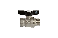 Кран шаровой VRT 3/4'' вн/нар бабочка 528898