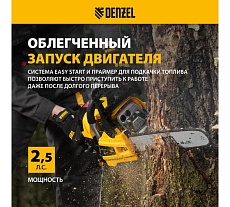 Цепная бензиновая пила Denzel DS-4516 95236