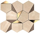 Мозаика Atlas Concorde Marvel Edge Gold Hex Sable-Brown 25,1x29 см, 9EHS