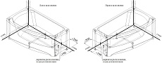 Акриловая ванна Ваннеса Мэри 140x80 см левая