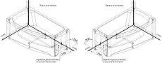 Акриловая ванна Ваннеса Мэри 140x80 см левая