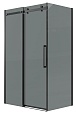 Душевой уголок Grossman Classic 120.K33.04.1080.21.10 100x80 тонированный, черный матовый