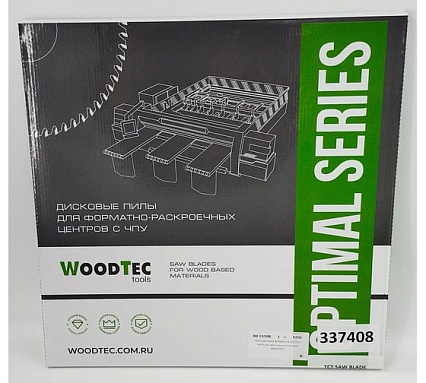 Пила дисковая для пильных центров 360x4.4/3.2x65 мм, Z72, трапеция Woodtec ВИ 337408