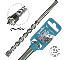 Бур по бетону RENNBOHR Quadro SDS-Max 4 грани 28x370/240 мм 722837