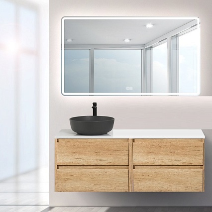 Мебель для ванной BelBagno Kraft 120 см со столешницей Rovere Nebrasca Nature