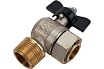 Кран шаровой угловой STOUT НР/накидная гайка 3/4x3/4 SVB-0010-000020 RG008T2PORB6HI