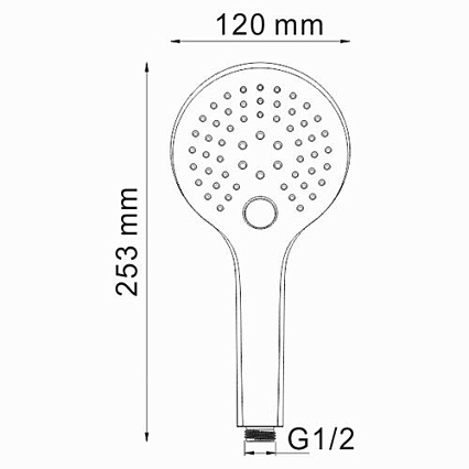 Душевой набор WasserKRAFT Berkel A174819 Thermo