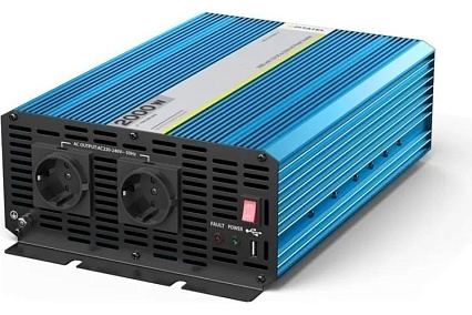 Инвертор Pitatel 12В/220В, чистый синус, 2000W KV-P2000RU.12