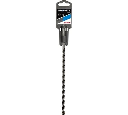 Сверло по бетону с твердосплавными напайками (8x250 мм) Graphite 57H332