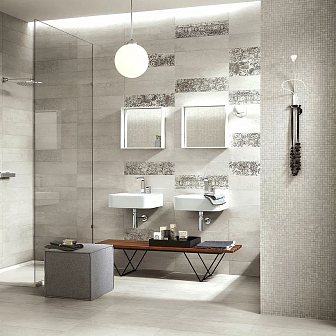 Мозаика Ragno Concept Mosaico Grigio 32.5х32.5 см, R394