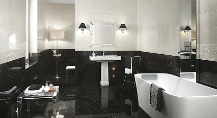 Керамогранит Fap Ceramiche Roma Diamond Nero Reale Brillante 80x80 см, fPXE