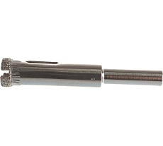 Сверло алмазное 10 мм по керамической плитке и стеклу, цилиндрический хвостовик Sparta 728105