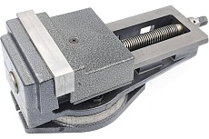 Тиски TORNERI станочные с открытым винтом поворотные L губок 160 мм 042010