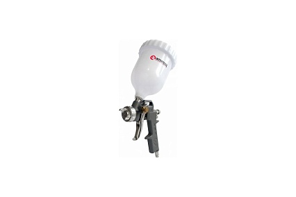 Пневматический краскопульт Intertool HP, форсунка 1.5 мм, бачок 600 мл PT-0204