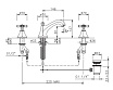 Смеситель для раковины Nicolazzi Teide Four 1908CR45