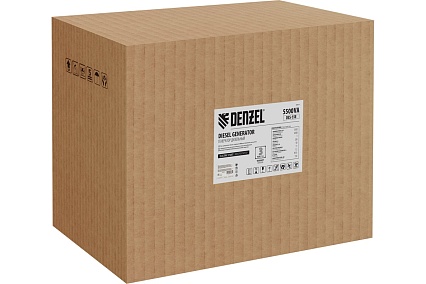 Дизельный генератор Denzel DES-55E 5.5 кВт, 230 В, 11 л, электростартер 94414
