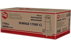 Фекальный насос Quattro Elementi Sewage 1700F Ci 910-188