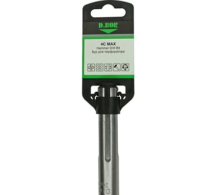 Бур D.BOR SDS-max 4C MAX 20х1200/1340 мм, 4-cutting D-4MD20L1340