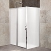 Душевой уголок BelBagno Unique 110-125x100 матовый, хром