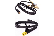 Комплект сварочных кабелей PREMIUM (5+5 метров, кг 1x16, вилка 10-25) Энаргит КС116-55-1025-premium