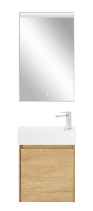 Тумба с раковиной BelBagno Kraft Mini 50 см Rovere Nebrasca Nature, L