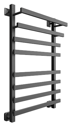 Полотенцесушитель водяной Двин F Plaza 55x65, черный матовый
