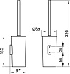 Ерш подвесной Keuco Collection Moll 12764010101 черный