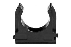 Крепеж клипса для трубы 23 БОЛТА d 20 мм, черная, 50 шт. 28-0120-3ф50