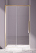 Душевая дверь Vincea Слим-Н (Slim-N) VDS-4SN100CLG 100x195 брашированное золото, прозрачная