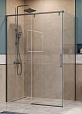 Душевой уголок BelBagno SOFT_CLOSE-1-AH-1-160/90-C-GM 160x90 прозрачный, оружейная сталь
