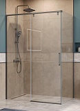 Душевой уголок BelBagno SOFT_CLOSE-1-AH-1-160/90-C-GM 160x90 прозрачный, оружейная сталь