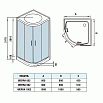 Душевая кабина WeltWasser Werra 802 80x80 хром, прозрачное